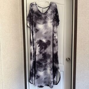 SHEIN Curve Gray Maxi Dress